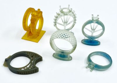 Anelli stampati in 3d